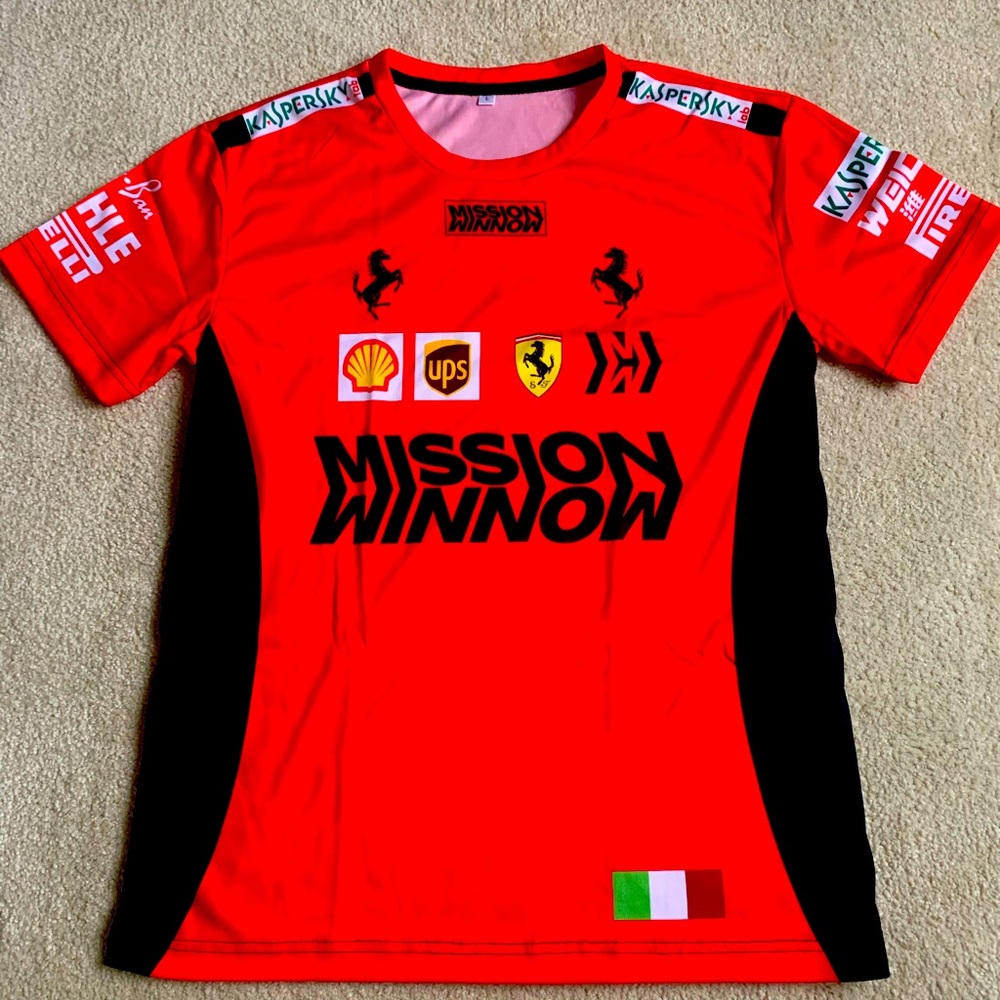 Ferrari brand new Mission Winnow 2024 Ferrari shirt size Large